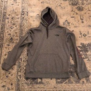 Gray The North Face hoodie